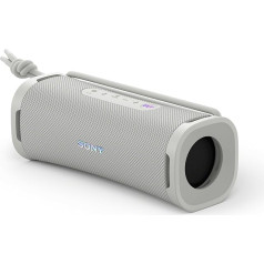 Sony ULT Field 1 - Kabelloser tragbarer Bluetooth-Lautsprecher mit ULT Power Sound, kraftvollem Bass, IP67, wasserdicht, staubdicht, stoßfest, 12h Akku, klare Gesprächsqualität, Outdoor - Off-White