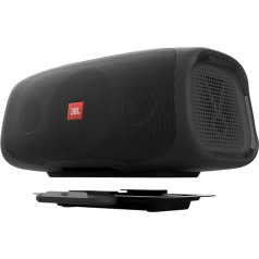 JBL BASSPRO Go 2 in 1 Active Subwoofer Car and 200 Watt JBL Bluetooth Party Speaker in One - Can be Used in Car and Inside - Black