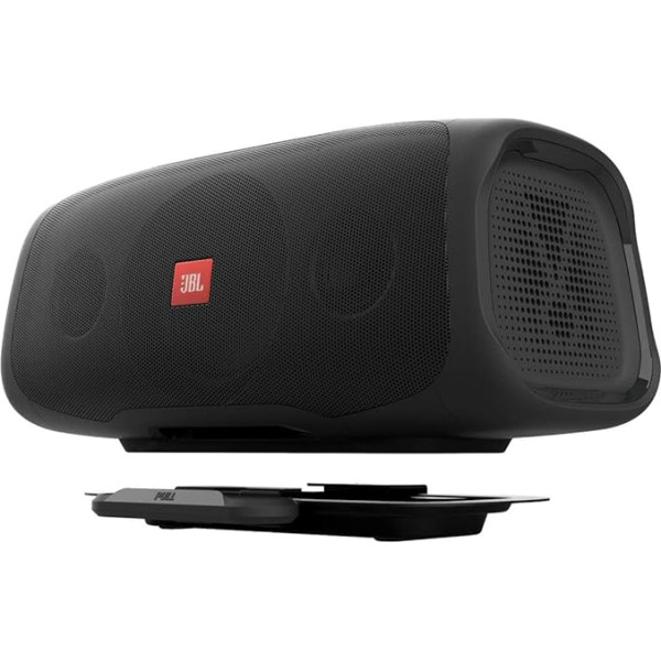 JBL BASSPRO Go 2 in 1 Active Subwoofer Car and 200 Watt JBL Bluetooth Party Speaker in One - Can be Used in Car and Inside - Black