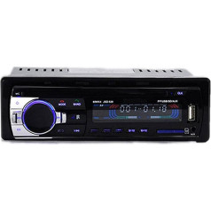 WEPECULIOR 24 V Car Radio 4 x 45 W Bluetooth Stereo MP3 Player Supports Hands-Free Calls FM USB Ports TF AUX in with Remote Control