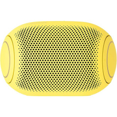 LG XBOOM Go PL2S Jellybean Portable Bluetooth Speaker (IPX5 Splash Protection, 10+ Hours Battery Life), Yellow [Model Year 2020]