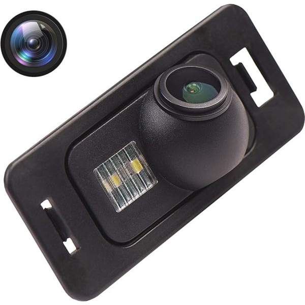 HD 1280 x 720p Colour Camera Waterproof Reversing Camera Number Plate Lighting Camera Car with Parking Aid Night Vision for E39 E90 E60 E70 E84 X1 X3 X5 X6 M3 530i 535li 520i 320 325 328 318 330