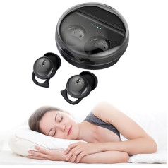 Mini Wireless Bluetooth Headphones for Side Sleepers In-Ear Invisible Smallest Sleep Bluetooth Earphones for Small Ears Side Sleepers Noise Cancelling Sleep Headphones Sports Headset