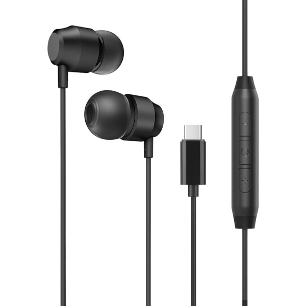 PALOVUE USB C Headphones Earbuds, In-Ear Type C Magnetic Earphones with Microphone Compatible with Samsung Galaxy S23 S22 S21 Ultra A54 A53, Google Pixel 7 6 5, One Plus 9 8 7T, iPhone 15 Series,
