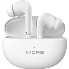 1MORE Q20 In Ear Kopfhörer Bluetooth 5.3, Kopfhörer Kabellos mit Active Noise Cancelling, Earbuds mit 4 Mikrofone, KI-ENC für Klare Anrufe, IPX4, 30 Std. Spielzeit, Niedrige Latenz (Weiß)