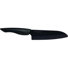 Kyocera ZK-110-BK-BK Shin Fruit and Vegetable Knife, Ceramic, Black, 22.4 x 2.7 x 1.7 cm