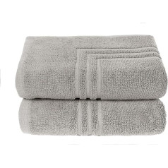 MAURA HOME Luxury bath mat set 100% cotton, hotel & spa quality, 2 large shower mats 50 x 70 cm Quick Dry Bathroom Rug Soft, plush and highly absorbent