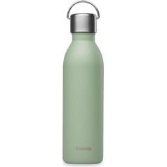 Qwetch 600ml Lime Green Matt Insulated Flask