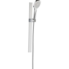 AQUAE T192010 Easy to Fix Playpen with Adhesive Attachment and Slide Holder Adjustable Shower Head with Chrome Finish