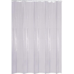 Ridder 364000-350 Shower Curtain 240 x 180 cm Brilliant Crystal with Hanging Rings