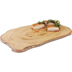 APS – Timber Melamine Serving Tray with Wood Effect, 65 x 26 x 3 cm
