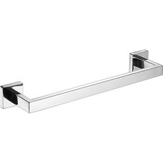 Towel Rail for Bathroom Kitchen Towel Holder Wall Mounted Stainless Steel Towel Holder Square Towel Rail 40 cm