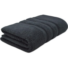 Towelogy® Premium Bath Towels, Quick Drying, Oeko-Tex Certified, Made in Green, 100% Cotton, No Twist, Large Bath Towels, Highly Absorbent, 90 x 140 cm (Anthracite, 1)