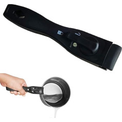 Qanye Removable Handle, Black Removable Handle, Removable Pot Handle, Removable Handle Against Scalding, For Most Kitchen Pot Handles