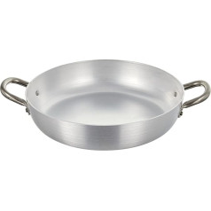 Pentole Agnelli Pfanne Aluminium 2 Griffen, Edelstahl 24 cm