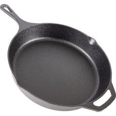 Nuovva Cast Iron Frying Pan Oven Safe Indoor Outdoor (30.5cm - 32cm)