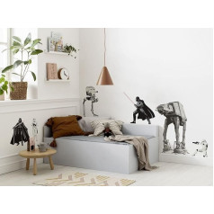 Komar Star Wars Wall Sticker Star Wars Doomed - 100 x 70 cm (Width x Height) - 6 Pieces - Darth Vader Decorative Sticker, Wall Sticker, Wall Sticker, Wall Decoration, Children's Room - 14739h