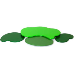 Drechslerei Kuhnert - Easter Decoration / Spring Decoration - Stupsi Rabbit Accessories: Landscape 4 Pieces - Various Sizes - Made in Germany