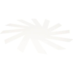 Lurrose Set of 4 Basket Templates Craft Mould Made of Plastic Braided Storage Basket Template for Spiral Woven Baskets Basket Template Wicker Basket Weaving Set Inch Ruler Plastic Weaving