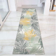 GJIF 3D Flower Runner Rug Hallway Non-Slip Modern Corridor Rug for Kitchen Living Room Bedroom Width 60 cm / 80 cm / 90 cm / 100 cm / 120 cm (60 x 120 cm)