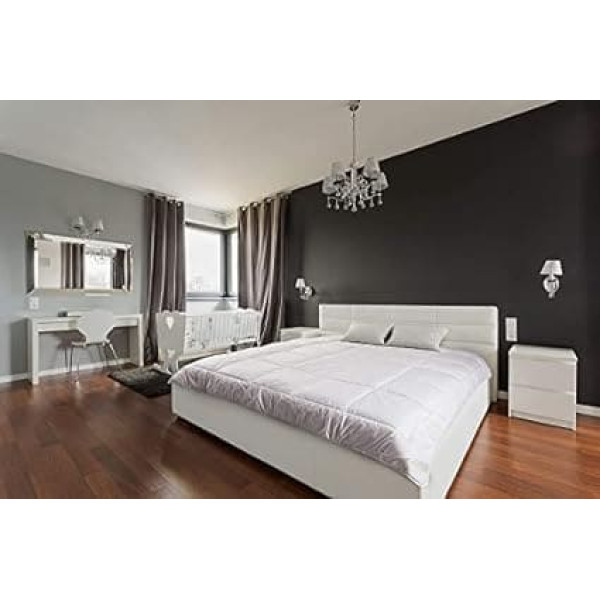 Merino Wool Duvet Virgin Wool Transition King Duvet 220 x 240 cm 500 GSM, Medium Weight 10 Tog, Warm, 100% Merino Virgin Wool, 100% Cotton. Natural Bed Duvet (220 x 240 cm)