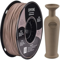 ERYONE Special PLA Filament 1.75 mm +/-0.03 mm, 3D Printing Filament PLA 1.75 mm for 3D Printers and 3D Pens, 1 kg Spool, Light Wood