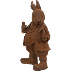F&G Supplies Beatrix Potter Cold Cast Iron Mr. Rabbit Garden Ornament Beatrix Potter Sculpture - This charming chap is full of character