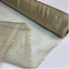 5 Metres Plain Sheer Latte Curtain Lightweight Organza Voile Curtain Wedding Chair Fabric Sash 150cm Wide
