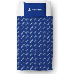 Character World Playstation Single Duvet Cover Set, Blue
