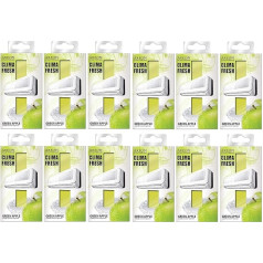 Areon Climate Air Freshener Green Apple Filter for Scented Air Conditioners Home (Green Apple Set of 12)