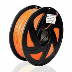 S SIENOC PLA Silk Filament 1 kg 3D Printer PLA Silk Filament 1.75 mm 3D Printer Filament Orange (PLA Silk Orange)