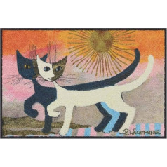 Salonloewe Rosina Wachtmeister Washable Camminata Al Mattino Doormat 50 x 75 cm Doormat Outdoor Motif Door Mat Living Mat