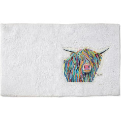 Croydex Art by Steven Brown Angus McCoo Bath Mat with Non Slip Backing Appliqué