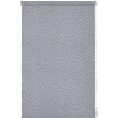 Gardinia 36363 Shaun Roller Blind for Gluing and Clamping, Daylight Roller Blind, Opaque and Translucent, All Mounting Parts Included, Light Grey, 45 x 160 cm