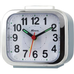 Ravel - Dayton Super Bold Quartz Alarm Clock - Metallic Blue