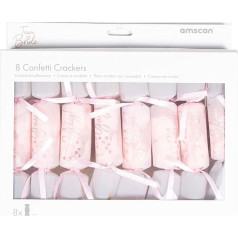 Amscan Team Bride Confetti Crackers - Pack of 8 - 9909899