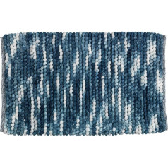 WENKO Urdu Blue Bath Mat Bath Mat Safe Soft Anti Shed