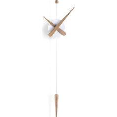 NOMON PTABR Wall Clock Design, White, oak., Design: