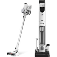 Tineco Pure One Station Cordless Vacuum Cleaner, Battery Vacuum Cleaner, 65 Minutes Running Time with 3 L Dust Station, Handle Vacuum Cleaner, Powerful 1.22 kg Weight for Hard Floor, Carpet, Pet Hair