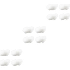 Garneck 12 Stück Simulation Baumwollwolke Kinderzimmer Dekor Babydekorationen Hochzeitsdekorationen Für Zeremonie DIY Hängende Verzierung Zuhause Wolkendekor Handgemachtes Wolkenlicht