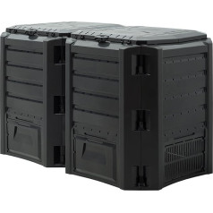 Deuba Composter, Garden Composter, Thermo Composter, Fast Composter, 380 L – 1600L
