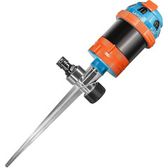 Grüntek 4-Way / 6-Way Multifunctional Circle Sprinkler for Large Area, Lawn Sprinkler with Sector Adjustment, 30° - 360° Sprinkler, Modern multifunctional, Blue / black / orange