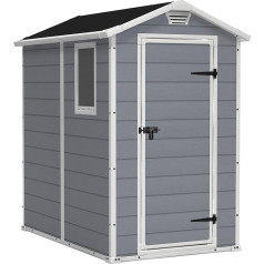 Keter 7207 Gerätehaus, Grau, 3,8 m³