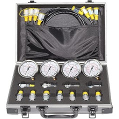 XZT 60 m Hydraulik-Manometer-Set, Testschlauch, Hydraulikdruckprüf-Kupplungsset, hydraulische Reparaturwerkzeuge für USA, europäische, japanische Markenbagger, Baumaschinen