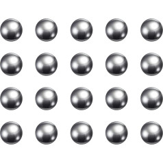 QUARKZMAN Precision Balls 3/8 Inch Diameter 440C Stainless Steel G25 for Bearings Pack of 20