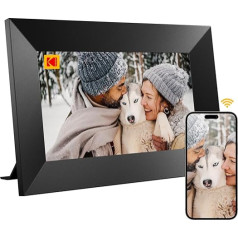 KODAK Digital Picture Frame, 7 Inch WiFi Electronic Picture Frame, HD IPS Touchscreen Smart Photo Frame Cloud with App, 32GB Memory, Automatic Rotation, Sharing Pictures, Music, Videos