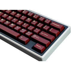 114 Keys ABS Keycaps, Double Shot Keycaps, Suitable for Cherry MX Mechanical Gaming Keyboard, without PAD Area