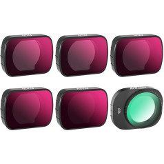 FPVtosky Mini 4 Pro ND Filter Set, Multi-Coated ND Filters, CPL Filter Kit for DJI Mini 4 Pro Drone Accessories(CPL, ND16, ND32, ND64, ND128, ND256)