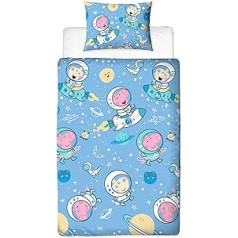 Peppa Pig Children's Bed Linen Single George Pig Blue