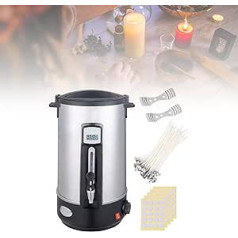 Wax Melter for Candle Making with Heating Spout, No Clogged Wax Melter, 10.8 L Large Capacity DIY Candle Making Kit, Easy Cleaning for Mass Production of Candle Soaps